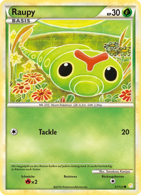 Raupy (HeartGold SoulSilver #57/123)