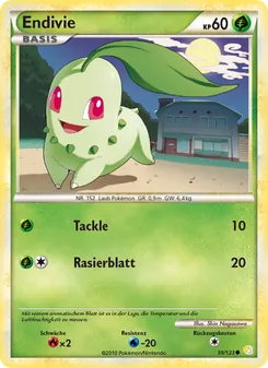 Endivie (HeartGold SoulSilver #59/123)
