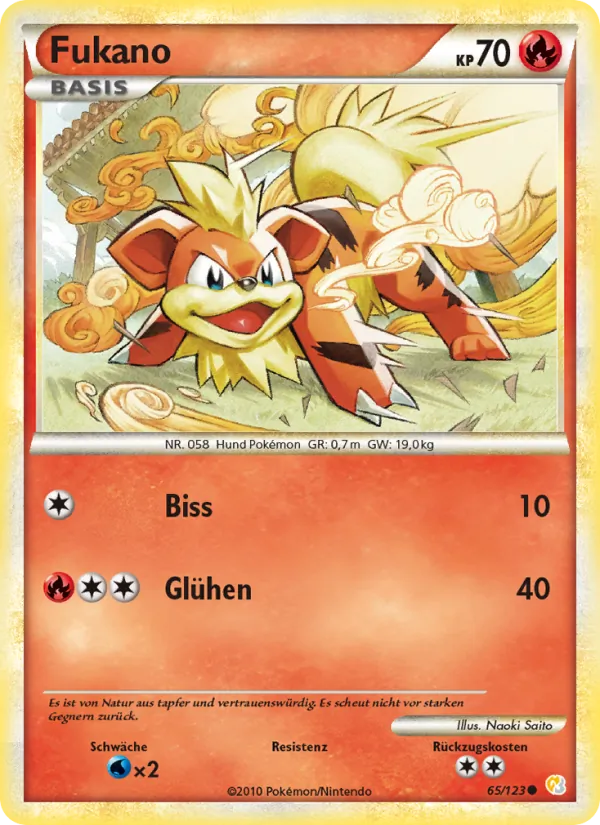 Fukano (HeartGold SoulSilver #65/123)