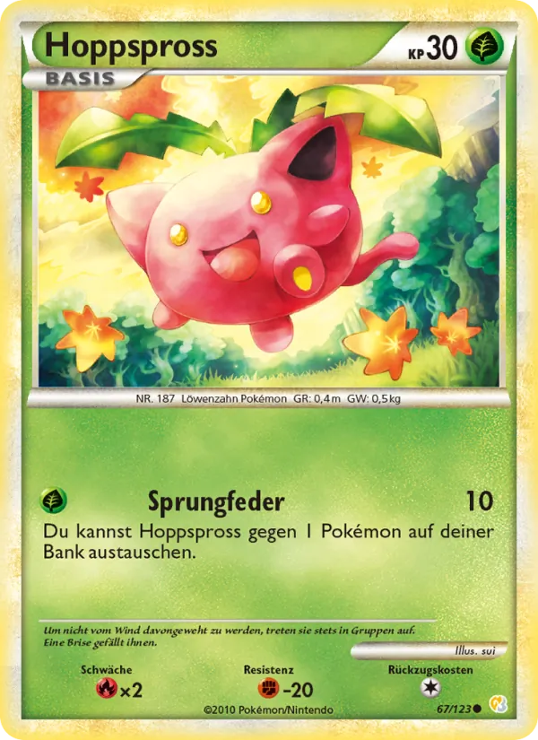 Hoppspross (HeartGold SoulSilver #67/123)