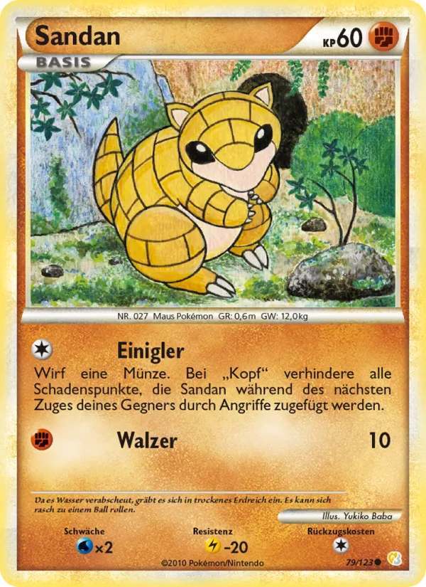 Sandan (HeartGold SoulSilver #79/123)