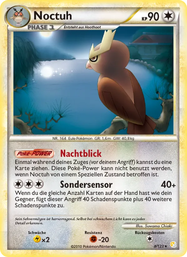 Noctuh (HeartGold SoulSilver #8/123)