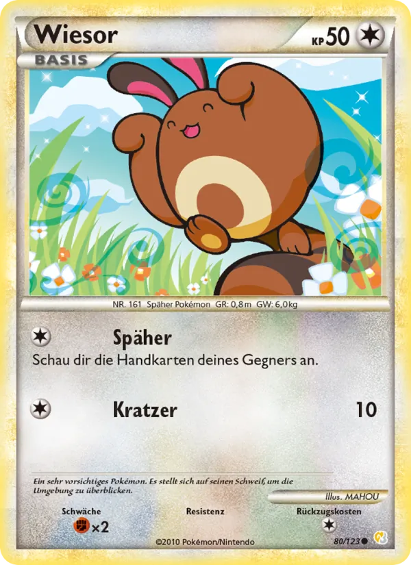 Wiesor (HeartGold SoulSilver #80/123)