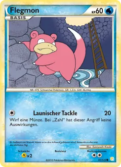 Flegmon (HeartGold SoulSilver #81/123)