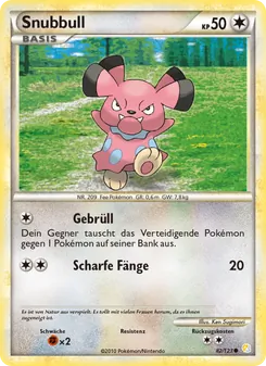 Snubbull (HeartGold SoulSilver #82/123)