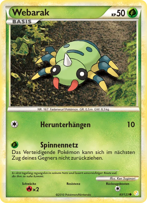 Webarak (HeartGold SoulSilver #83/123)