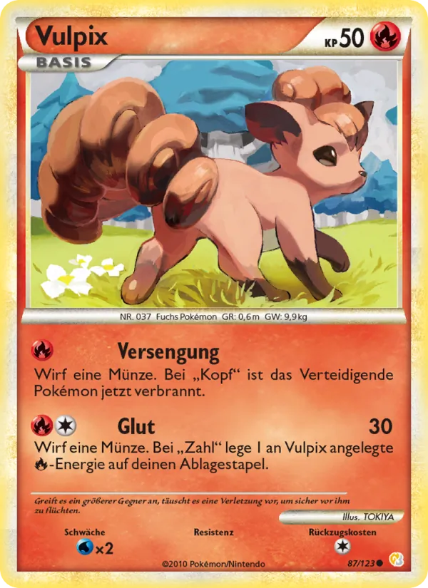 Vulpix (HeartGold SoulSilver #87/123)