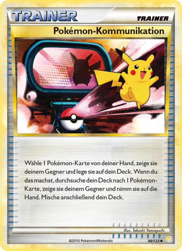Pokémon-Kommunikation (HeartGold SoulSilver #98/123)