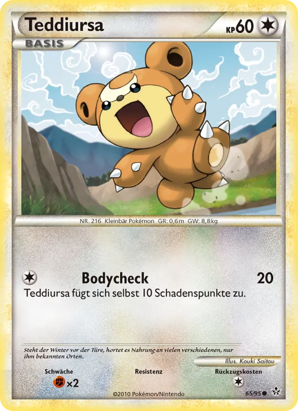 Teddiursa (Unleashed #65/95)