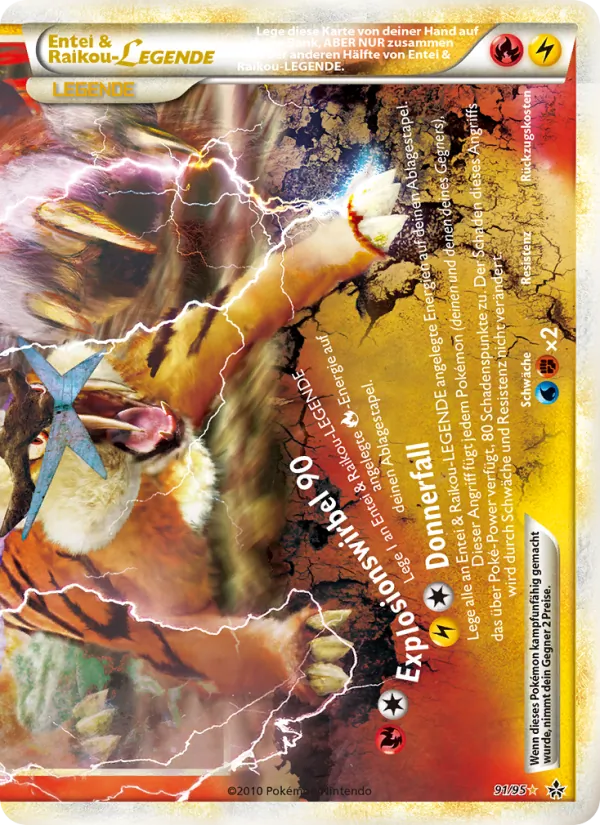 Entei & Raikou LEGENDE (Entfesselt #91/95)