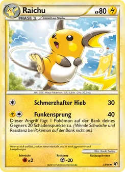 Raichu (Unerschrocken #33/90)