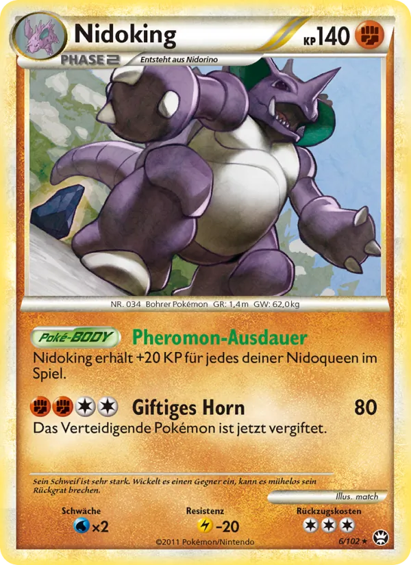 Nidoking (Triumph #6/102)
