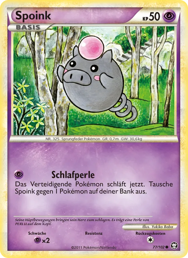 Spoink (Triumphant #77/102)
