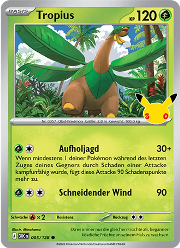 Tropius (30 Jahre #005/128)