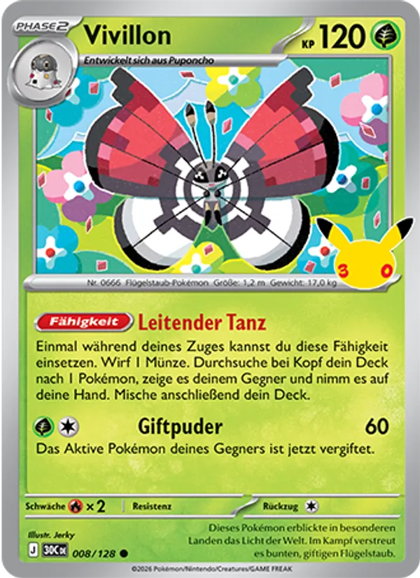 Vivillon (30 Jahre #008/128)