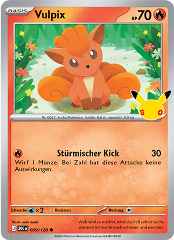 Vulpix (30 Jahre #009/128)