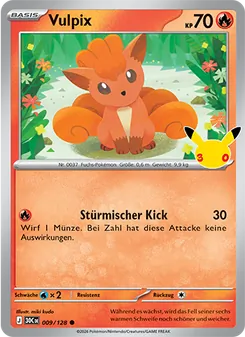Vulpix (30 Jahre #009/128)