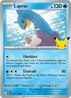 Lapras (30 Jahre #017/128)