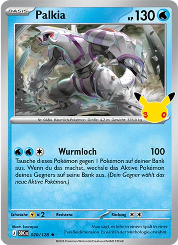 Palkia (30 Jahre #020/128)