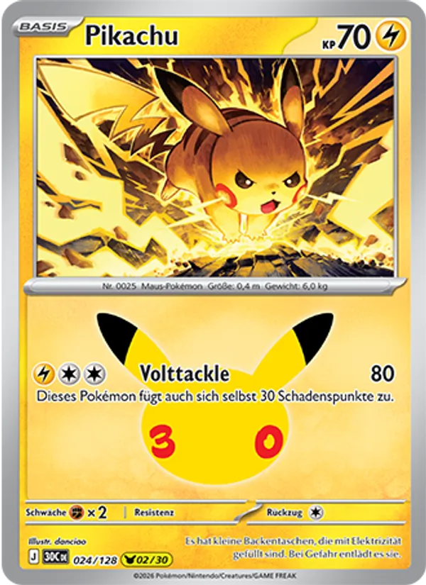 Pikachu (30 Jahre #024/128)