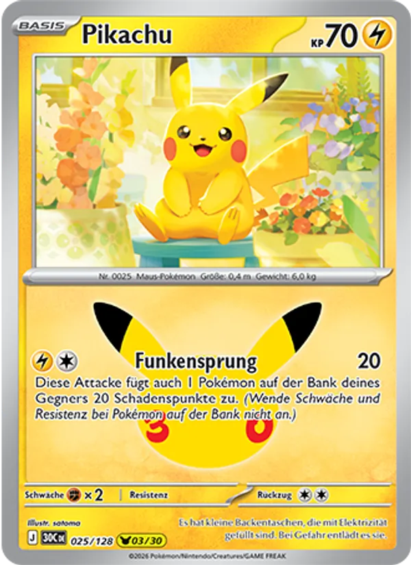 Pikachu (30 Jahre #025/128)