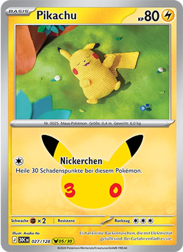 Pikachu (30 Jahre #027/128)