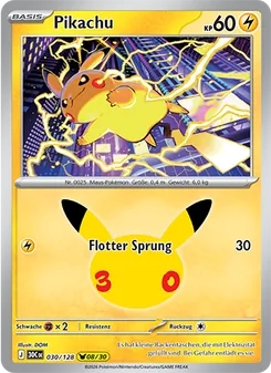 Pikachu (30 Jahre #030/128)