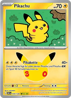 Pikachu (30 Jahre #034/128)