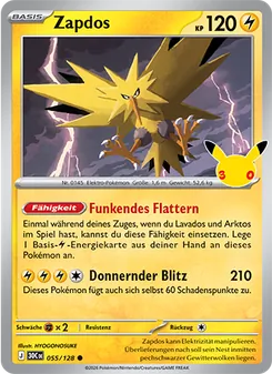 Zapdos (30 Jahre #055/128)