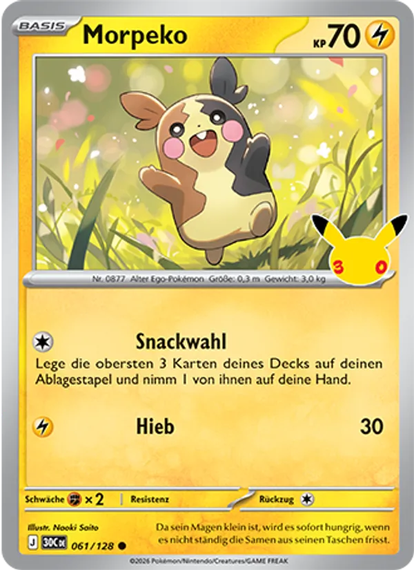 Morpeko (30 Jahre #061/128)