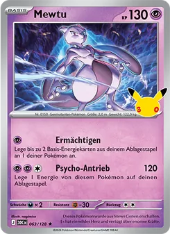 Mewtu (30 Jahre #063/128)