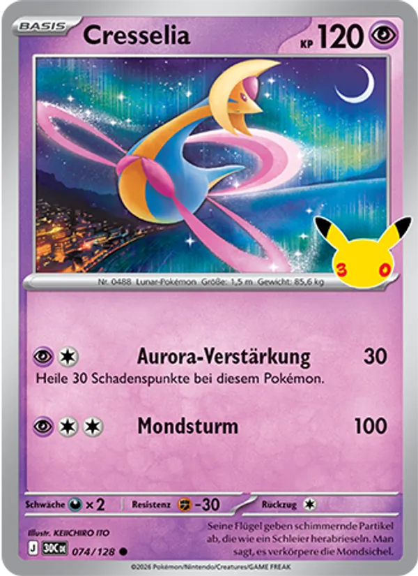 Cresselia (30th Celebration #074/128)