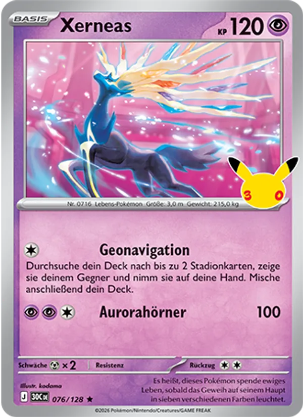 Xerneas (30 Jahre #076/128)