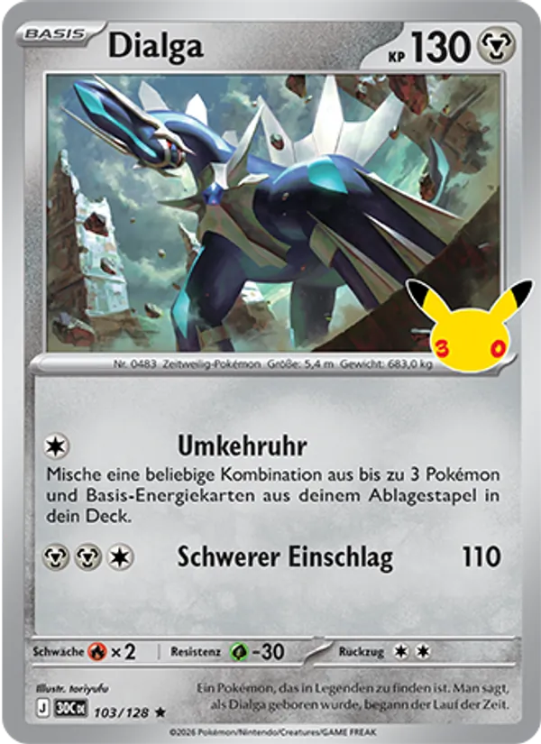 Dialga (30th Celebration #103/128)