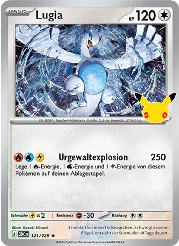 Lugia (30th Celebration #121/128)