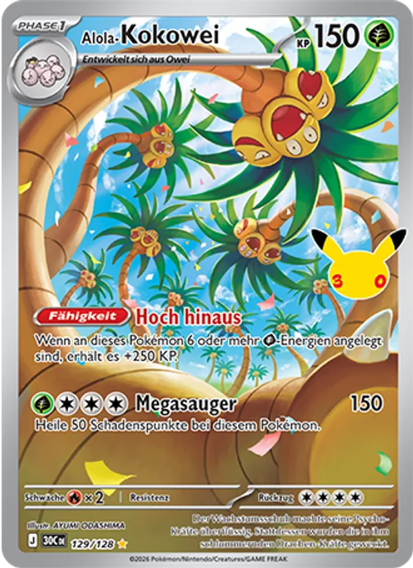 Alola-Kokowei (30 Jahre #129/128)