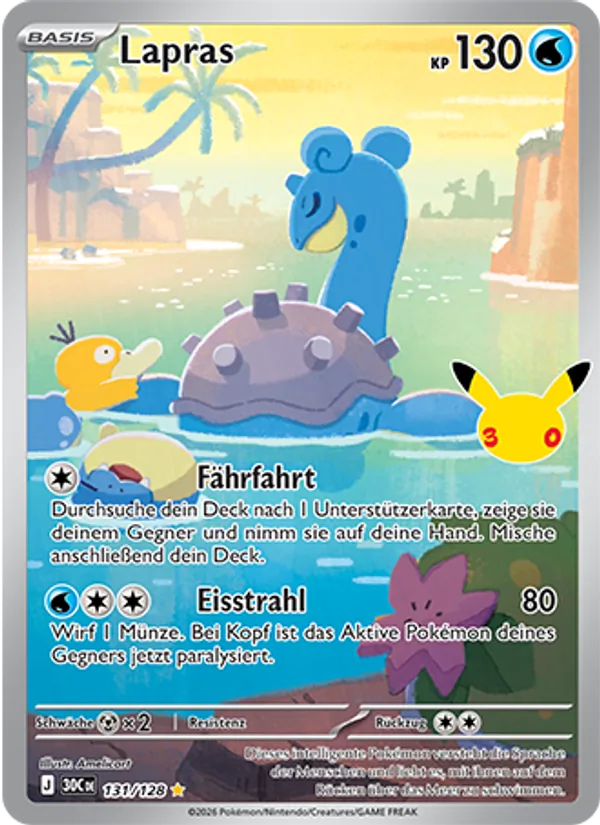 Lapras (30th Celebration #131/128)