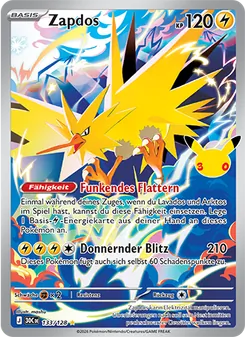 Zapdos (30 Jahre #133/128)