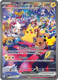 Pikachu-ex (30 Jahre #150/128)
