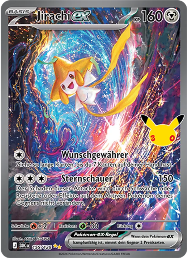 Jirachi-ex (30th Celebration #155/128)