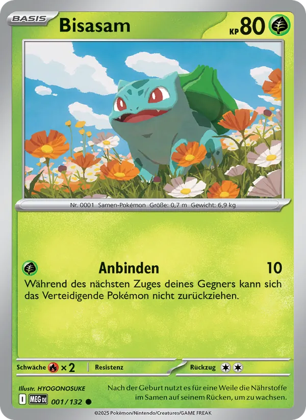 Bisasam (Mega-Entwicklung #001/132)