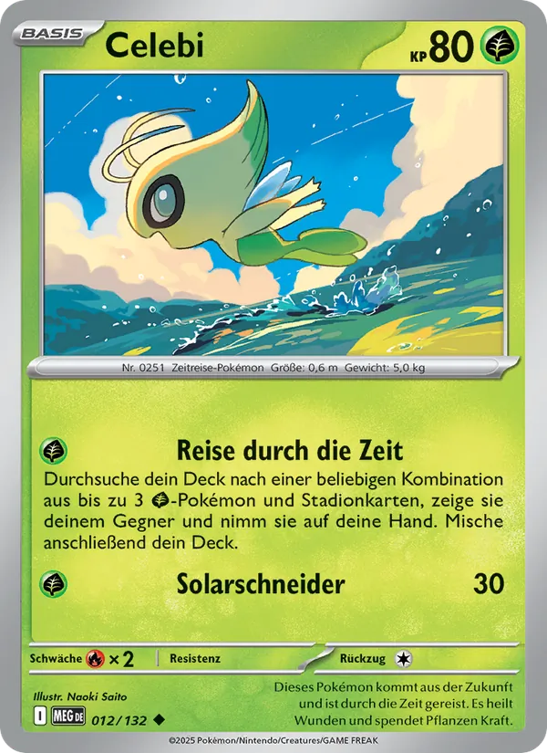 Celebi (Mega-Entwicklung #012/132)