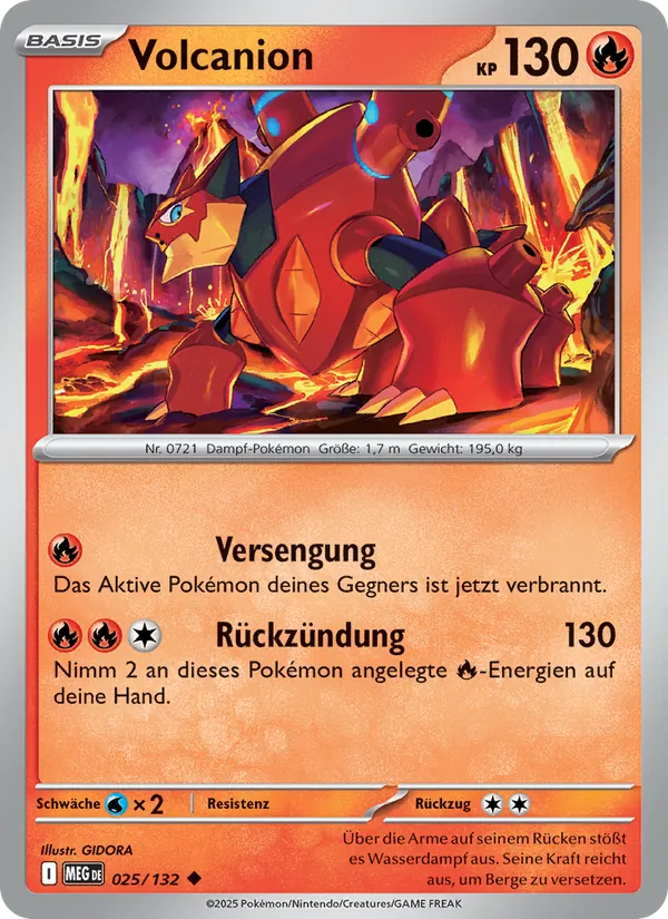 Volcanion (Mega-Entwicklung #025/132)