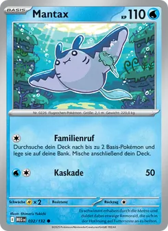 Mantax (Mega-Entwicklung #032/132)