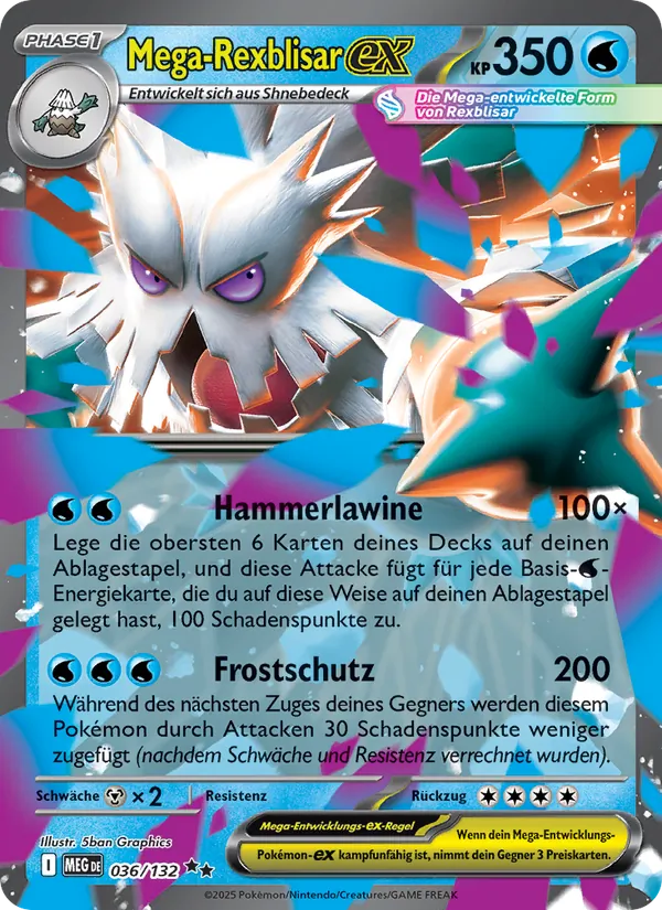 Mega-Rexblisar-ex (Mega-Entwicklung #036/132)