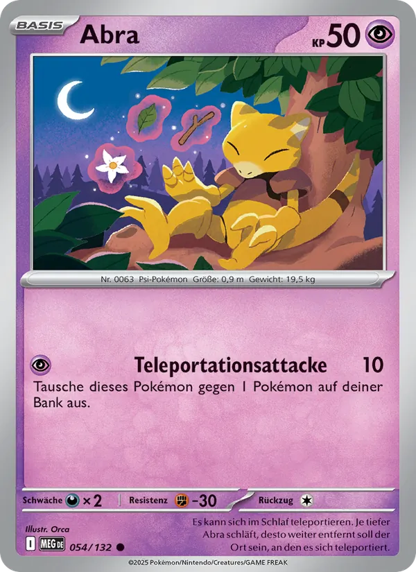 Abra (Mega-Entwicklung #054/132)
