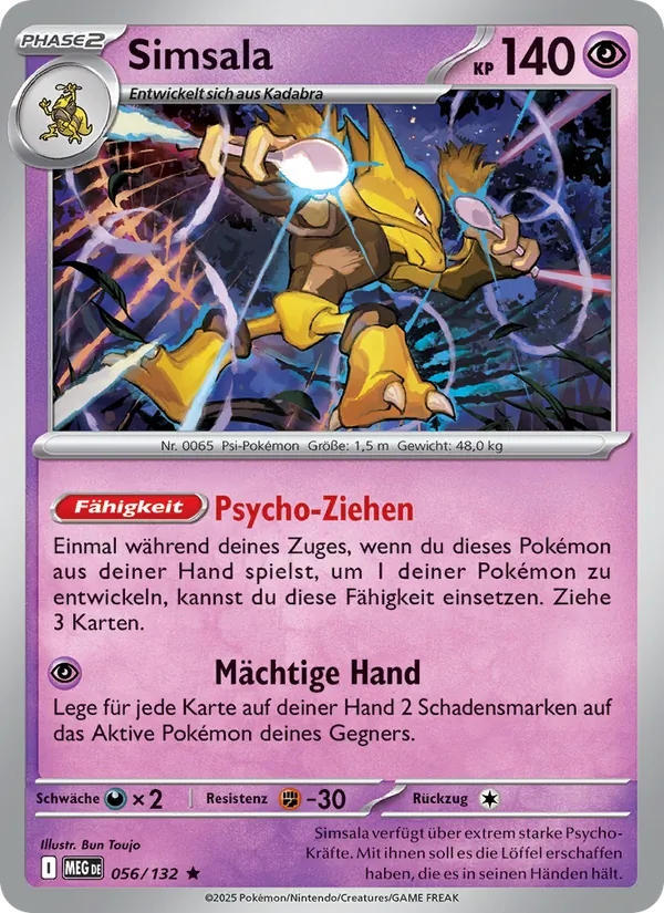 Simsala (Mega-Entwicklung #056/132)