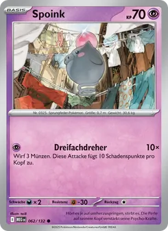 Spoink (Mega-Entwicklung #062/132)