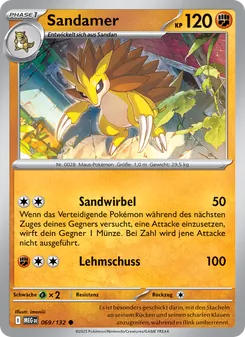 Sandamer (Mega-Entwicklung #069/132)