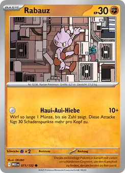 Rabauz (Mega-Entwicklung #071/132)